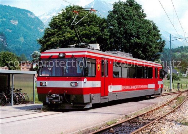 Eisenbahn Railway Chemin de Fer Meiringen Innertkirchen Bahn MIB Meterspur Trieb