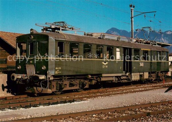 Eisenbahn Railway Chemin de Fer Freiburger Bahnen GFM Triebwagen ABDe 2/4 155