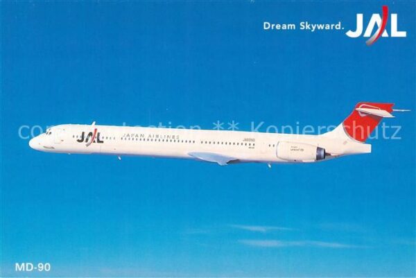 Flugzeuge Zivil JAL Drem Skyward MD-90