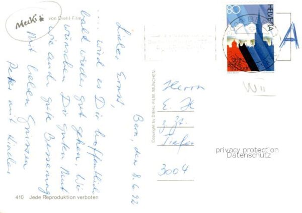 Mecki Nr. Nr. 410 Dank der liebevollen Pflege.. Diehl Film – Bild 2