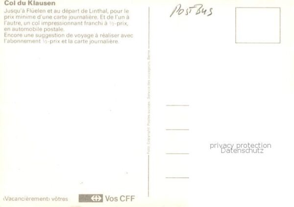 Postbus Omnibus Col du Klausen – Bild 2