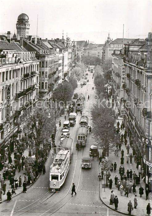 Strassenbahn Tramway-- Zuerich Bahnhofstrasse