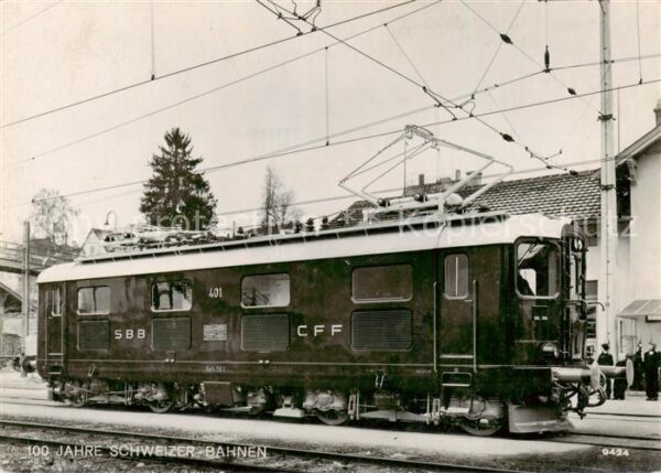 Eisenbahn Railway Chemin de Fer Schnellzug Lokomotive Re 4/4 SBB