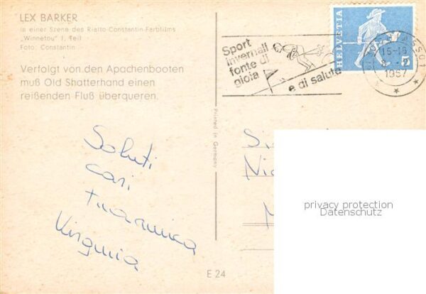 Winnetou  May Karl Lex Barker – Bild 2