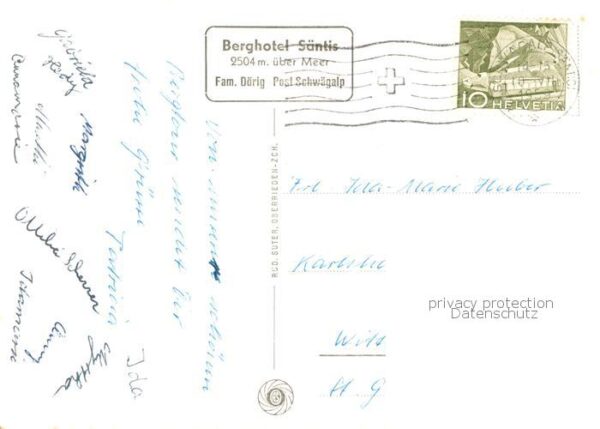 Seilbahn Cable-Car Telepherique Berghotel Saentis Toedi – Bild 2