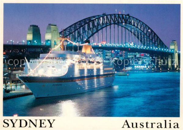 Dampfer Oceanliner Sydney Australia Europa