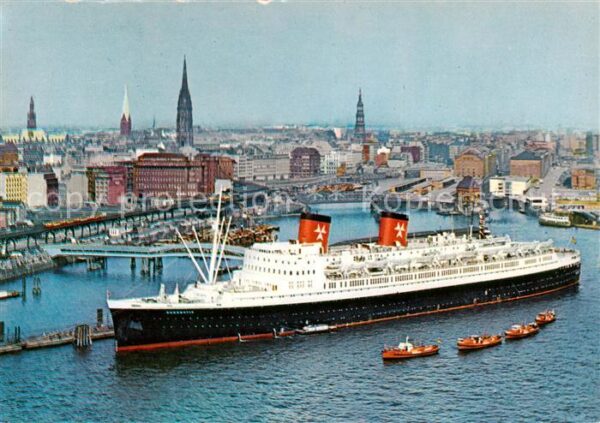 Dampfer Oceanliner Schnelldampfer Hanseatic Hamburg-Atlantik-Linie