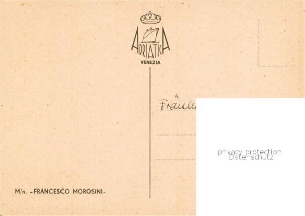 Dampfer Oceanliner ADRIATICA Venezia M/N Francesco Morosini – Bild 2