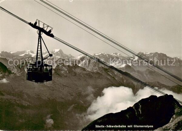 Seilbahn Cable-Car Telepherique Buffet Schwaegalp Saentisgipfel