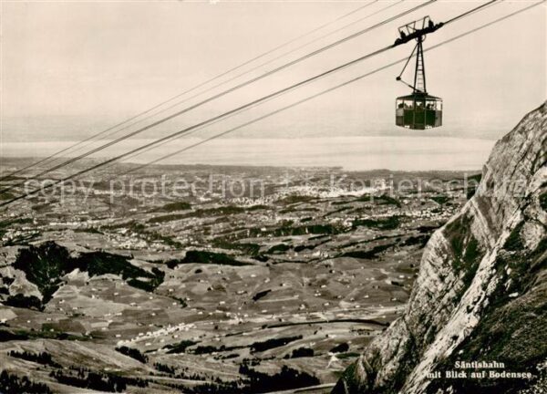 Seilbahn Cable-Car Telepherique Saentisbahn Bodensee