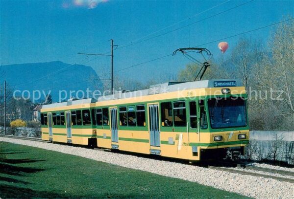 Eisenbahn Railway Chemin de Fer Transports publics de Neuchatel et environs TN B