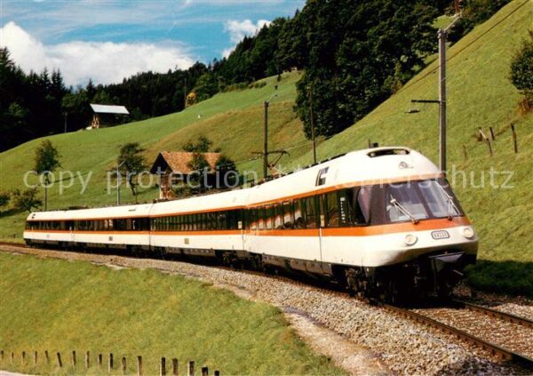 Eisenbahn Railway Chemin de Fer Deutsche Bundesbahn DB Elektrischer Triebwagen E