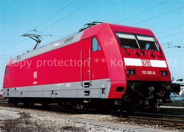 Eisenbahn Railway Chemin de Fer Deutsche Bahn AG DB AG Schnellfahrlokomotive 101
