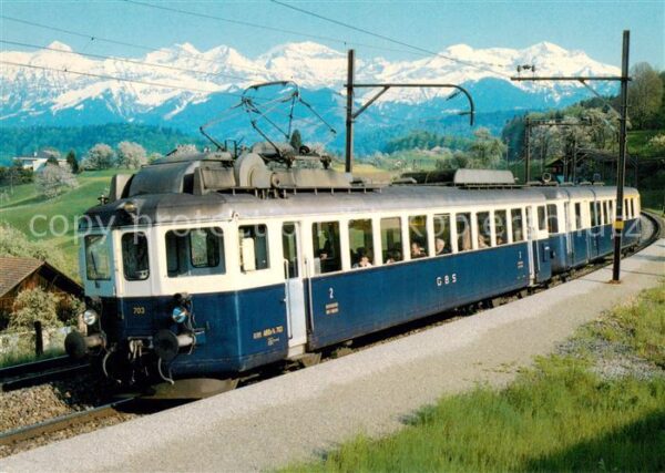Eisenbahn Railway Chemin de Fer Guebetal Bern Schwarzenburg Bahn GBS BLS Gruppe