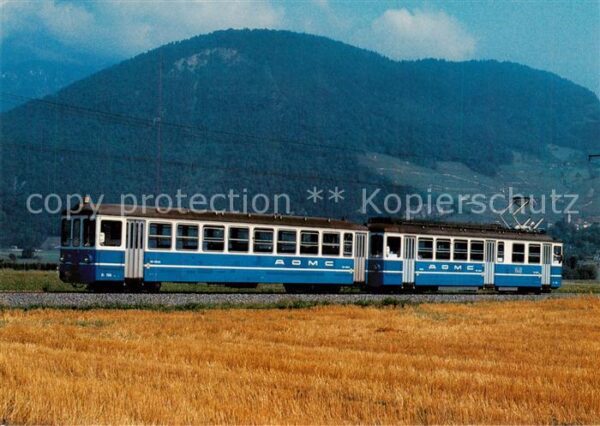 Eisenbahn Railway Chemin de Fer Chemin de fer Aigle Ollon Monthey Champery AOMC