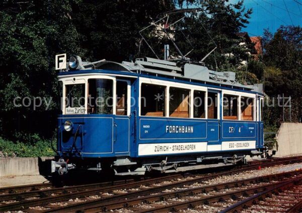 Strassenbahn Tramway-- Forchbahn FB Triebwagen CFe 2/2 4