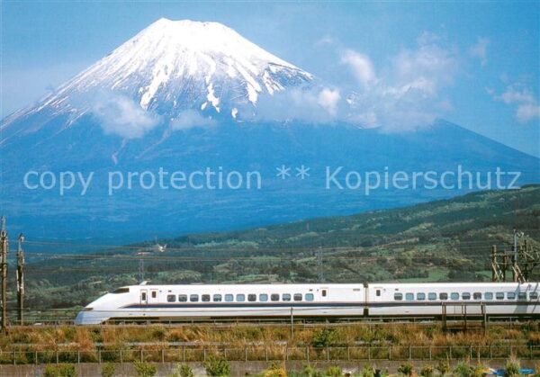 Eisenbahn Railway Chemin de Fer Mt Fuji and Shinkansen Line