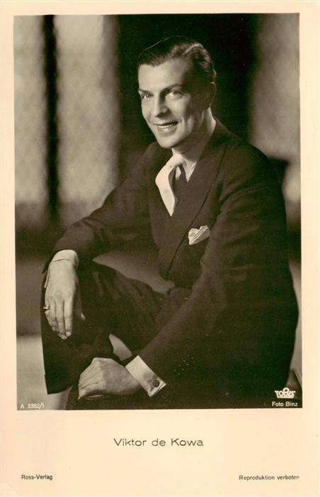 Foto Ross-Verlag Nr. Nr. A 3382/1 Viktor de Kowa