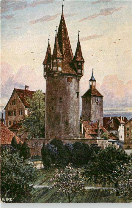 Verlag Wiedemann WIRO Nr. Nr.2363 Lindau i.B. Diebesturm Peterskirche