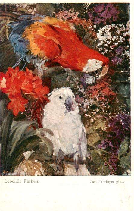 Verlag Wiener Kunst Nr. Nr.1271Carl Fahringer Lebende Farben