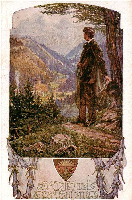 Schulverein Deutscher Nr. Nr. 1044 Bergen Wald Lito