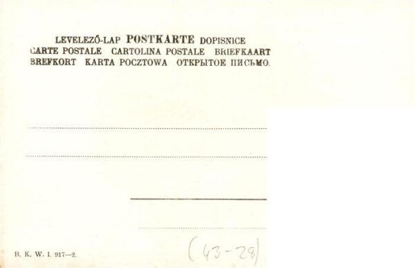 Verlag B.K.W.I. Nr. Nr 917-2 Wasserer – Bild 2