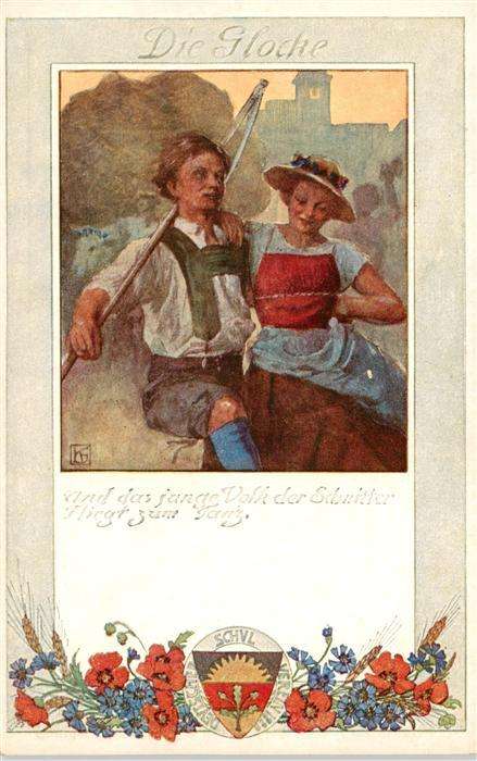 Schulverein Deutscher Nr. Nr.199 Die Glocke Volk Tanz