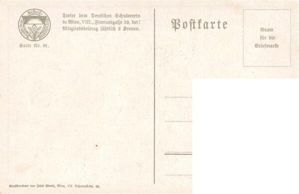 Schulverein Deutscher Nr. Nr. 91 Krone im gruenen Rhein – Bild 2