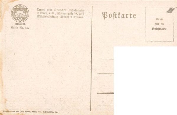 Schulverein Deutscher Nr. Nr. 457 Hut Lito – Bild 2