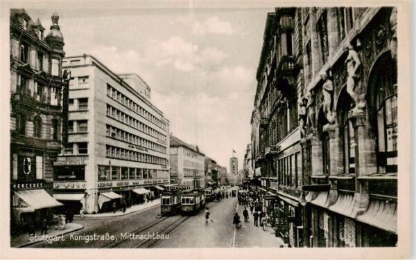 Strassenbahn Tramway-- Stuttgart Koenigstrasse