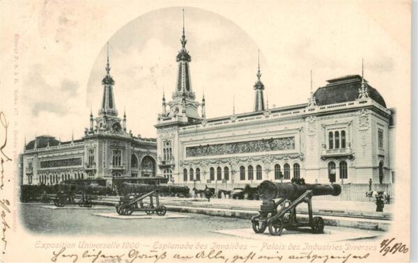 Exposition Universelle Paris 1900 Palois des Industri Diverses