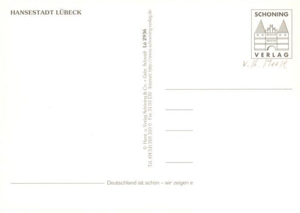 Chronik-AK Hansestadt Luebeck – Bild 2