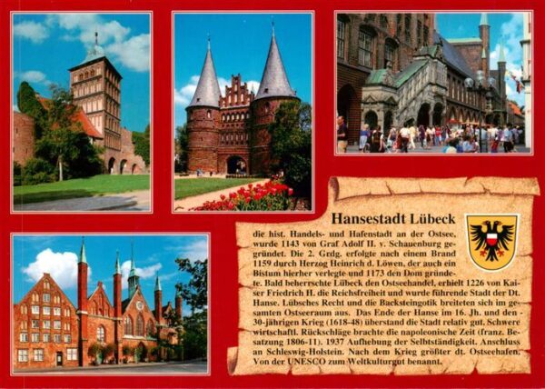 Chronik-AK Hansestadt Luebeck