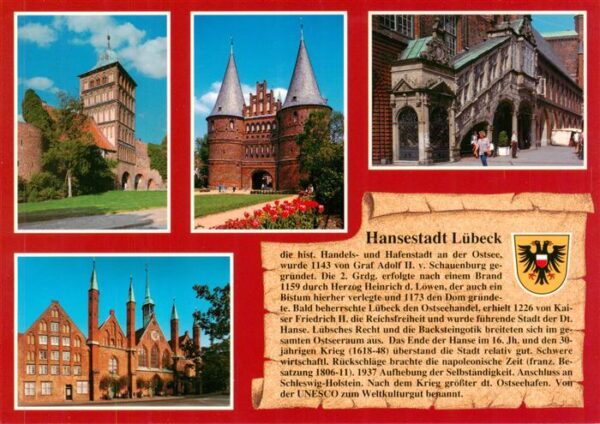 Chronik-AK Hansestadt Luebeck