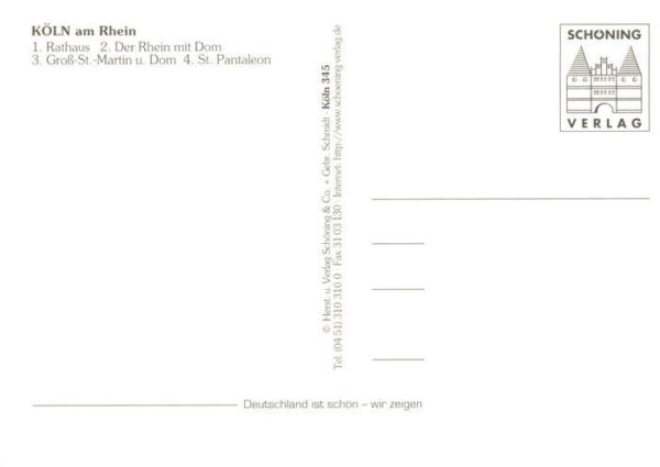 Chronik-AK Koeln am Rhein – Bild 2