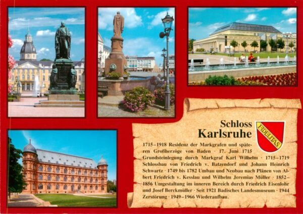 Chronik-AK Karlsruhe Schloss