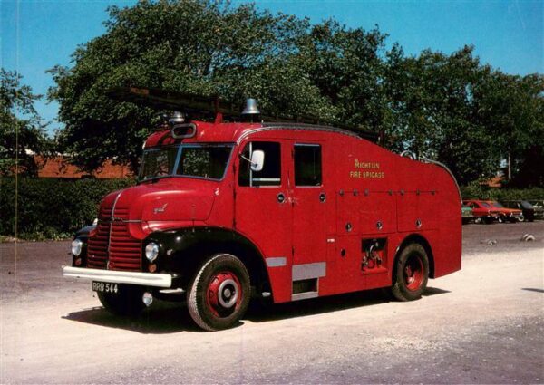 Feuerwehr Fire-Brigade Pompiers Bomberos Derbyshire Service 1952 Leyland