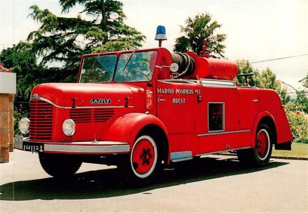 Feuerwehr Fire-Brigade Pompiers Bomberos Marins Pompieres de Brest Finistere PS