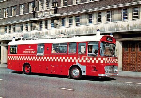 Feuerwehr Fire-Brigade Pompiers Bomberos Headquarters Control Unit London Fire