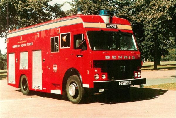 Feuerwehr Fire-Brigade Pompiers Bomberos Dennis Emergency Rescue Tender Alison M