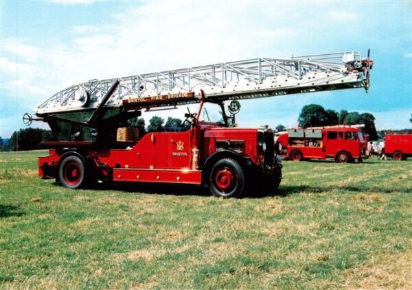 Feuerwehr Fire-Brigade Pompiers Bomberos Leyland Turntable Ladder
