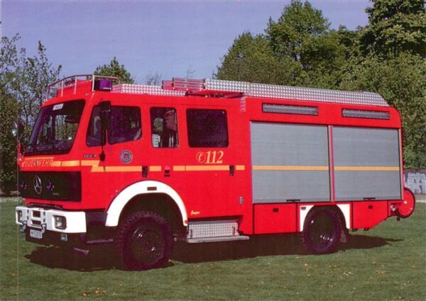 Feuerwehr Fire-Brigade Pompiers Bomberos AG Hanburger Feuerwehr Historiker HLF 1