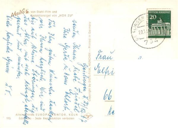 Mecki Nr. Nr.115 Viel Glueck im Neuen Jahr – Bild 2