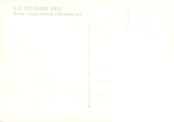 Papst Pope Pape S.S.Giovanni XXIII Pont.Max – Bild 2