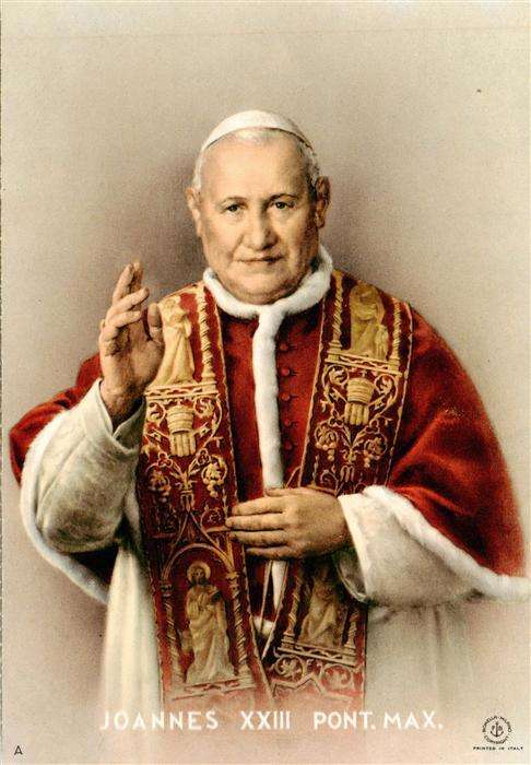 Papst Pope Pape S.S. Giovanni XXIII Pont. Max