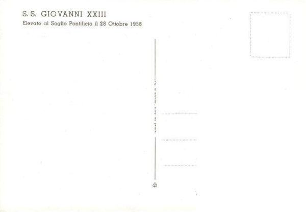Papst Pope Pape S.S. Giovanni XXIII Pont. Max – Bild 2