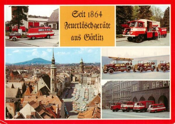 Feuerwehr Fire-Brigade Pompiers Bomberos Feuerloeschgeraete aus Goerlitz