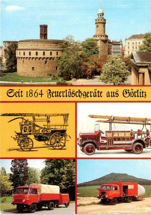 Feuerwehr Fire-Brigade Pompiers Bomberos Feuerloeschgeraete Goerlitz