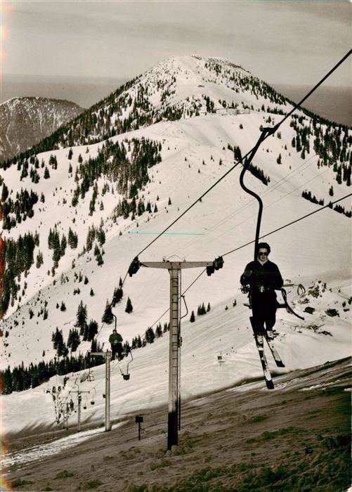 Sessellift Chairlift Telesiege Wallbergbahn Rottach-Egern