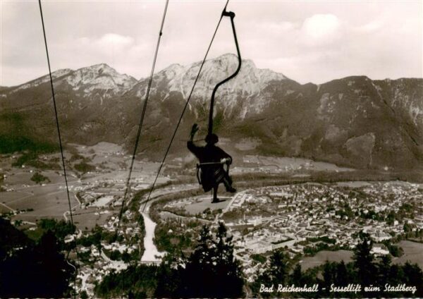 Sessellift Chairlift Telesiege Bad Reichenhall Stadtberg